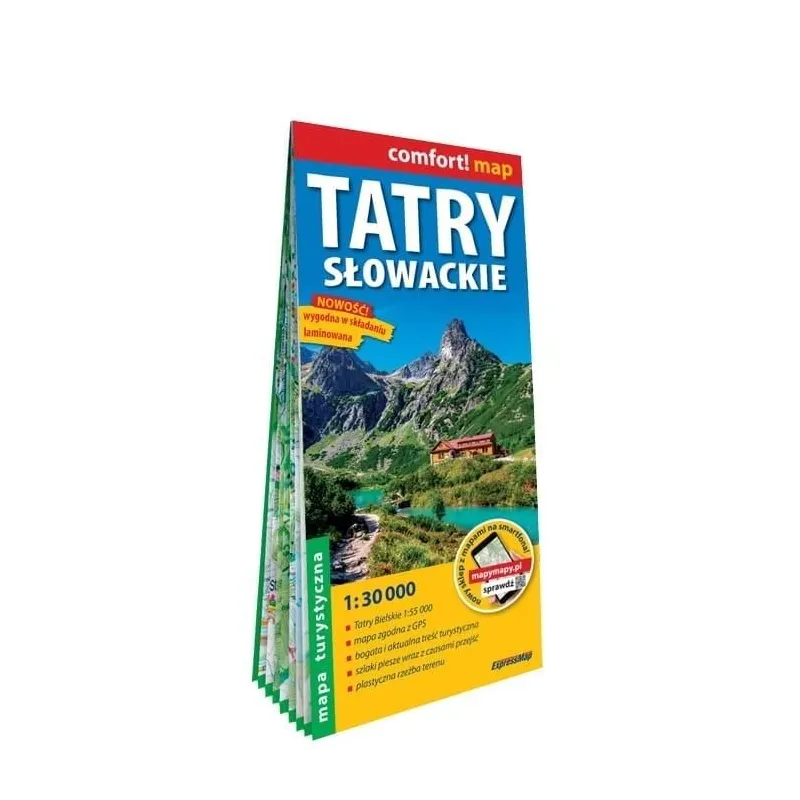 TATRY SŁOWACKIE MAPA TURYSTYCZNA 1:30 000