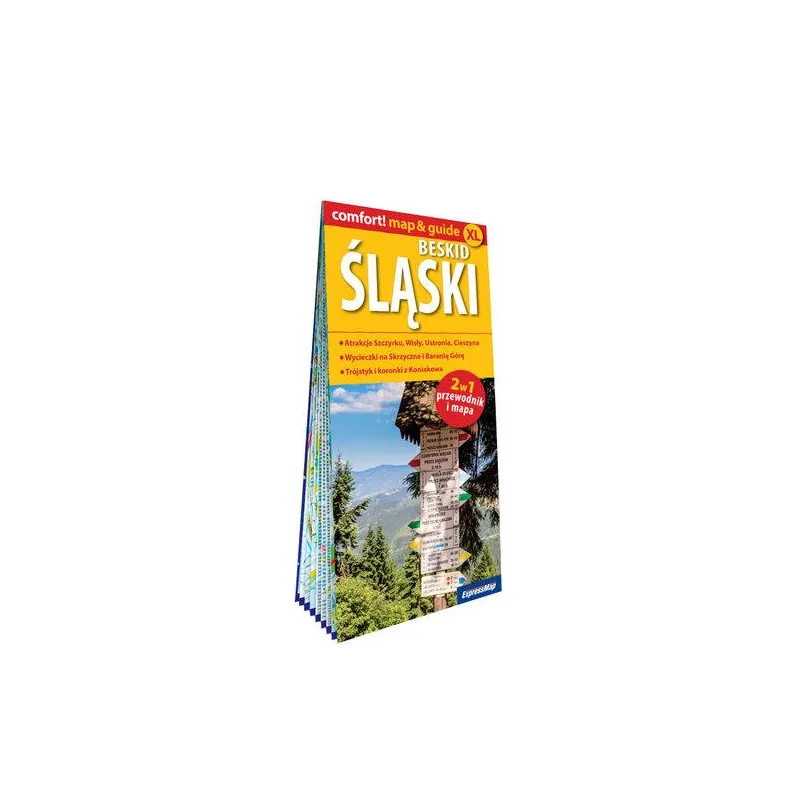 BESKID ŚLĄSKI 2W1 PRZEWODNIK I MAPA