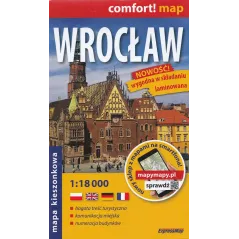 WROCŁAW MAPA KIESZONKOWA 1:18 000
