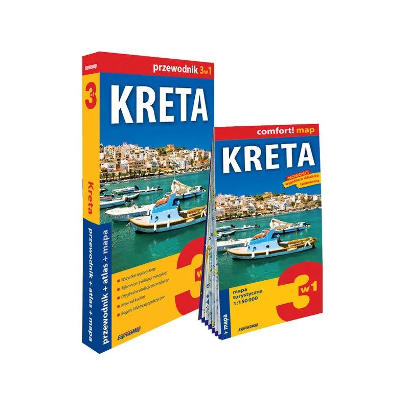 KRETA 3W1 PRZEWODNIK + ATLAS + MAPA