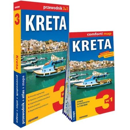 KRETA 3W1 PRZEWODNIK + ATLAS + MAPA