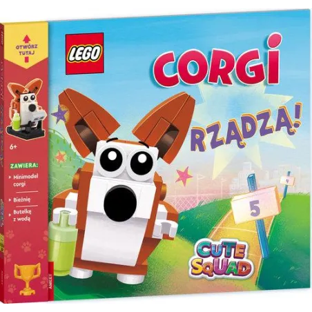 LEGO BOOKS CORGI RZĄDZĄ! 6+