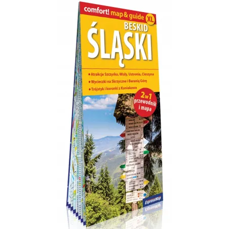 Beskid Śląski 2W1 Przewodnik + Mapa Beskid Śląski 2W1 Przewodnik + Mapa
