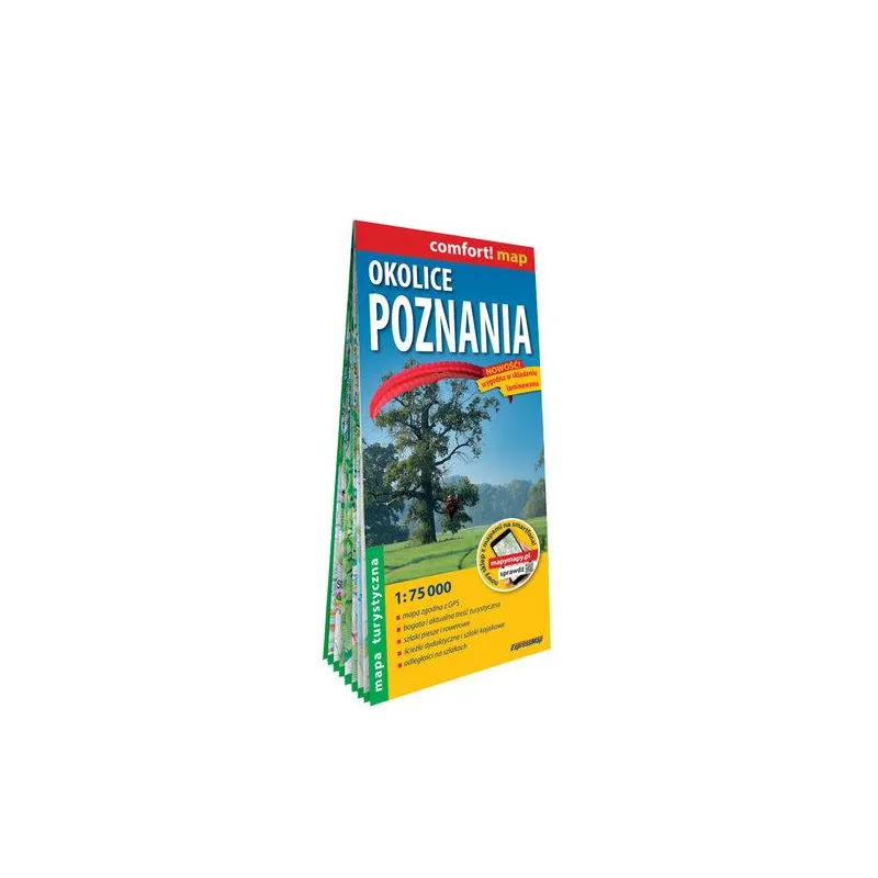 OKOLICE POZNANIA MAPA TURYSTYCZNA 1:75 000