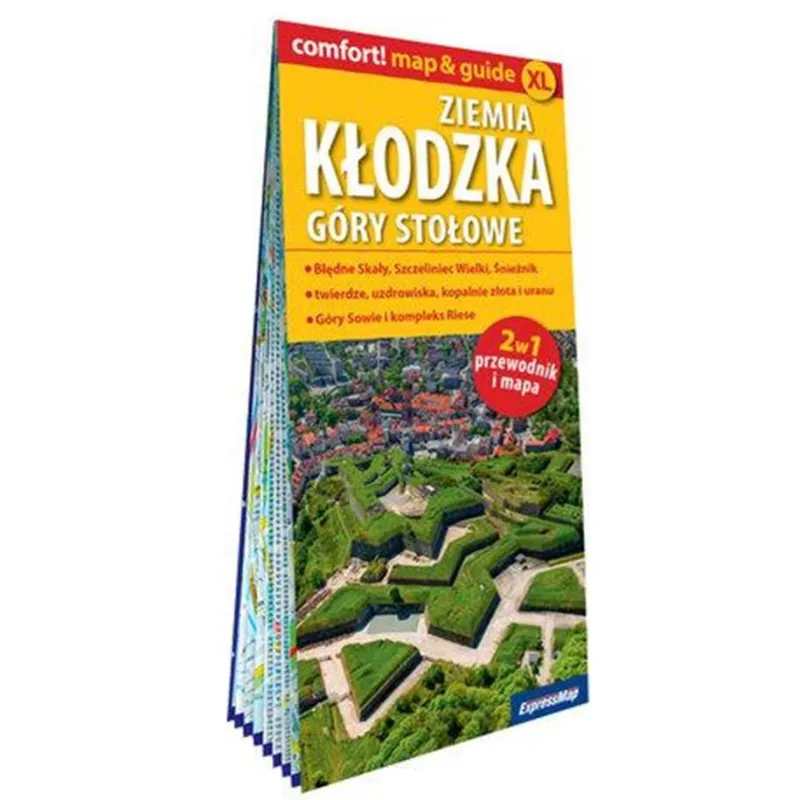 ZIEMIA KŁODZKA, GÓRY STOŁOWE 2W1: PRZEWODNIK I MAPA