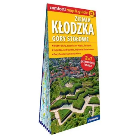 ZIEMIA KŁODZKA, GÓRY STOŁOWE 2W1: PRZEWODNIK I MAPA