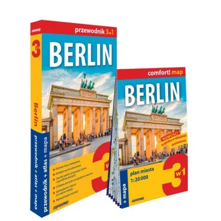 BERLIN 3W1 PRZEWODNIK + ATLAS + MAPA