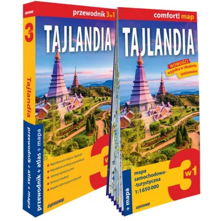 TAJLANDIA 3W1 PRZEWODNIK + ATLAS + MAPA