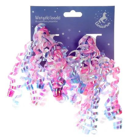 Unicorn Wstążki Loczki Jasne Jednorożec