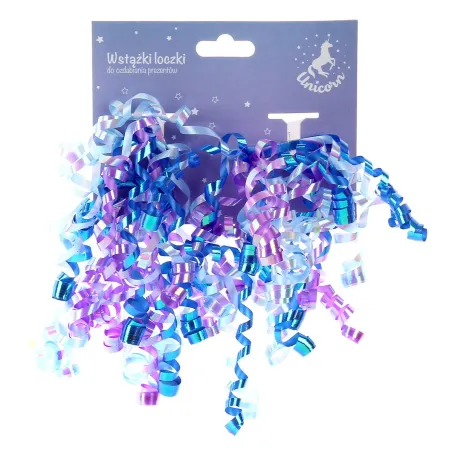 Unicorn Wstążki Loczki Ciemne Jednorożec