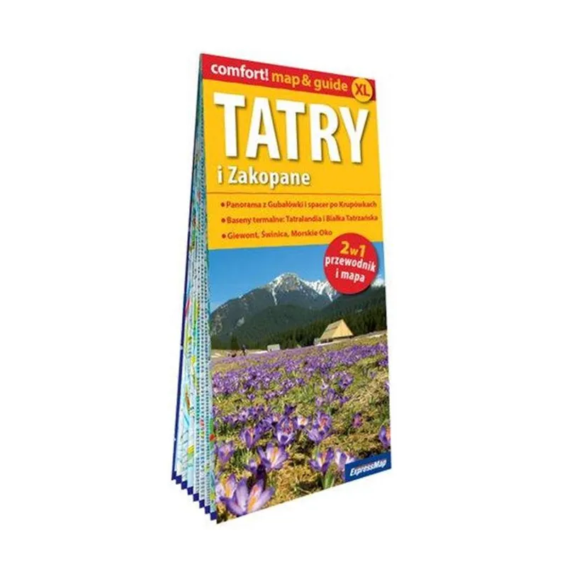 TATRY I ZAKOPANE 2W1: PRZEWODNIK I MAPA