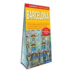 BARCELONA 2W1: LAMINOWANY PRZEWODNIK I MAPA