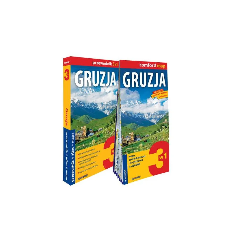GRUZJA 3W1: PRZEWODNIK + ATLAS + MAPA II GATUNEK