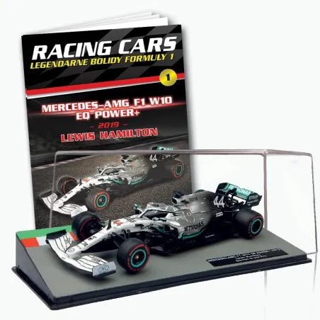 MERCEDES AMG F1 W10 – 2019 – LEWIS HAMILTON – MODEL BOLIDU FORMUŁY 1 LEGENDARNE BOLIDY FORMUŁY 1