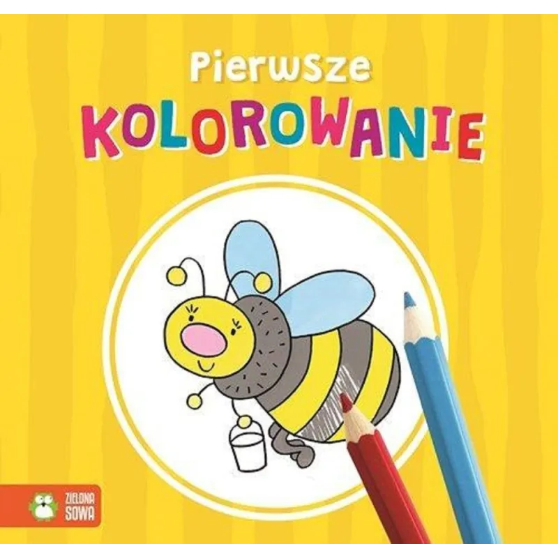 PIERWSZE KOLOROWANIE 12M+ - Zielona Sowa