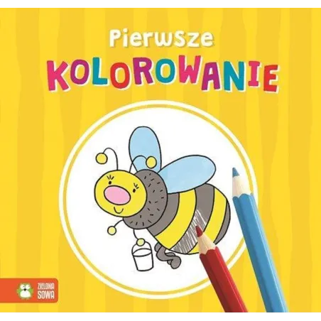 PIERWSZE KOLOROWANIE 12M+ - Zielona Sowa