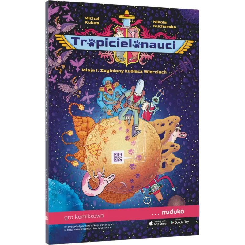 TROPICIELONAUCI. MISJA 1: ZAGINIONY KUDŁACZ WIERCIUCH. GRA KOMIKSOWA