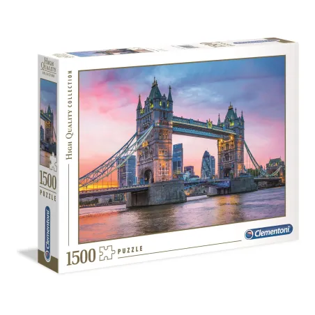 Most Tower O Zachodzie Słońca Puzzle 1500 Elementów Clementoni 12+ Most Tower O Zachodzie Słońca Puzzle 1500 Elementów Clementoni 12+