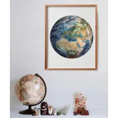 PLANETA ZIEMIA KOSMOS PUZZLE OKRĄGŁE 500 ELEMENTÓW CLEMENTONI 9+