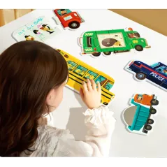 MOJE PIERWSZE PUZZLE TRANSPORT 22 ELEMENTY 2+