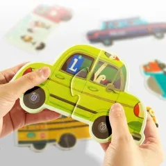 MOJE PIERWSZE PUZZLE TRANSPORT 22 ELEMENTY 2+