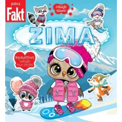 ZIMA. NAKLEJKI ISKIERKI