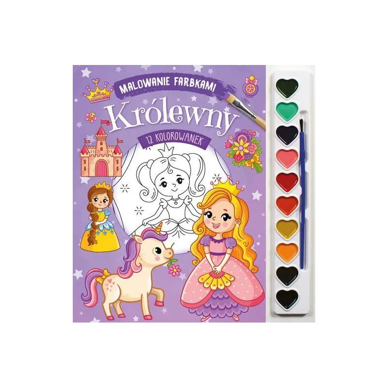 KRÓLEWNY. MALOWANIE FARBKAMI