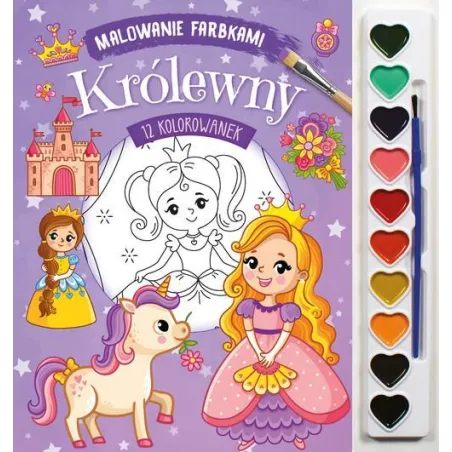 KRÓLEWNY. MALOWANIE FARBKAMI