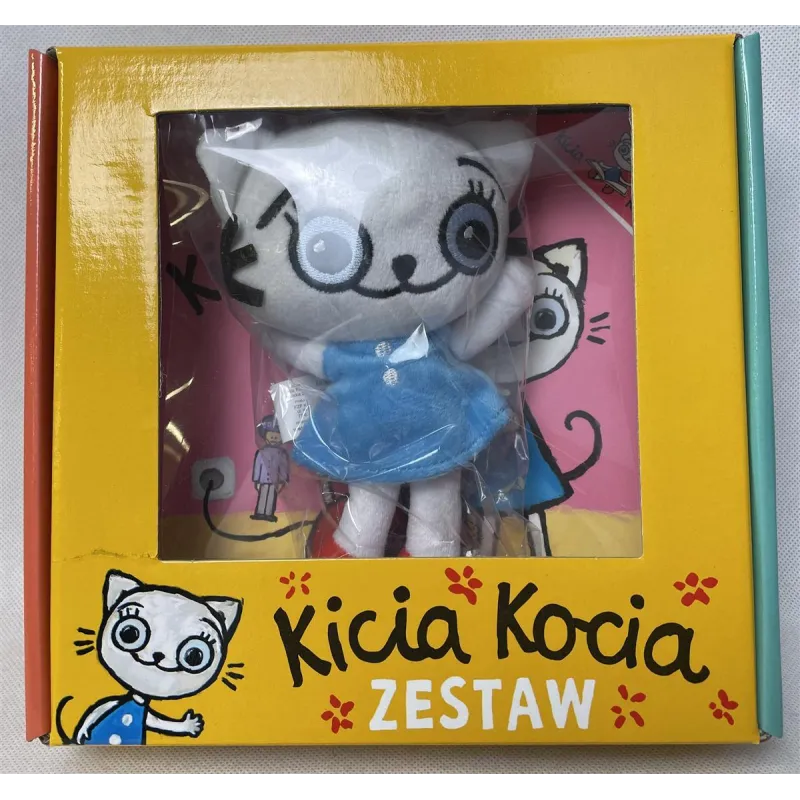 KICIA KOCIA. ZESTAW TRZECH KSIĄŻEK + MASKOTKA