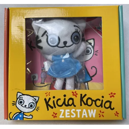 KICIA KOCIA. ZESTAW TRZECH KSIĄŻEK + MASKOTKA