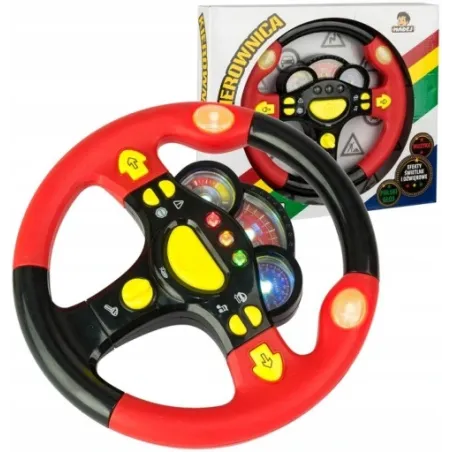 INTERAKTYWNA MÓWIĄCA KIEROWNICA SYMULATOR JAZDY 3+