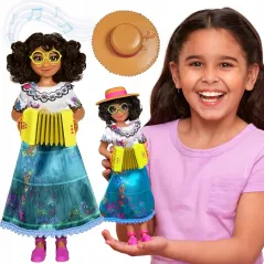 DISNEY ENCANTO ŚPIEWAJĄCA LALKA MIRABEL MADRIGAL Z AKORDEONEM 3+
