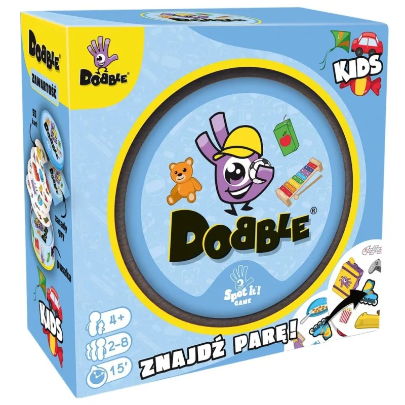 DOBBLE KIDS GRA KARCIANA 4+