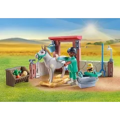 PANI WETERYNARZ Z OSIOŁKAMI PLAYMOBIL 4+