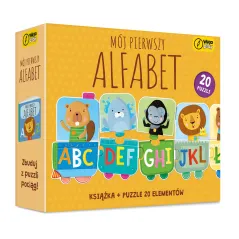MÓJ PIERWSZY ALFABET PUZZLE 20 ELEMENTÓW 3+