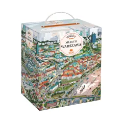 MIASTO WARSZAWA PUZZLE 1000 ELEMENTÓW CZUCZU 9+