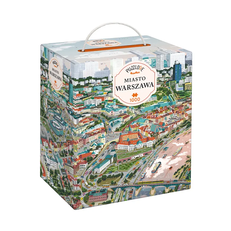 MIASTO WARSZAWA PUZZLE 1000 ELEMENTÓW CZUCZU 9+