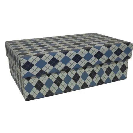 Pudełko Ozdobne Kratka 14 X 8,5 X 5 Cm Pudełko Ozdobne Kratka 14 X 8,5 X 5 Cm