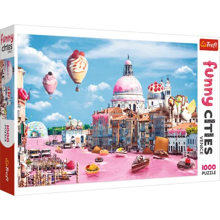 SŁODYCZE W WENECJI PUZZLE 1000 ELEMENTÓW TREFL 10+