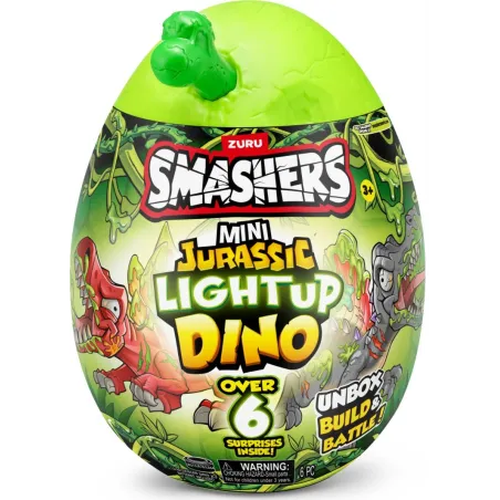 Smashers Mini Jurassic Light Up Dino 3+