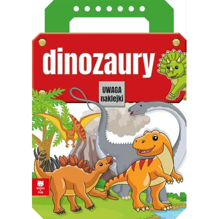 Dinozaury. Kolorowanka Z Naklejkami Dinozaury. Kolorowanka Z Naklejkami