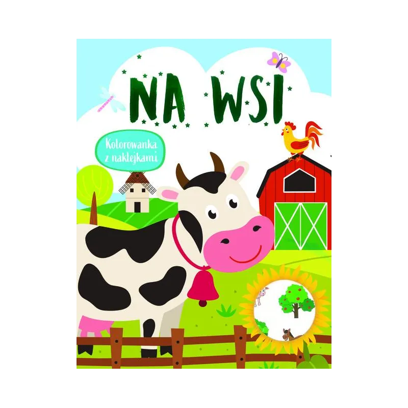 NA WSI. KOLOROWANKA Z NAKLEJKAMI