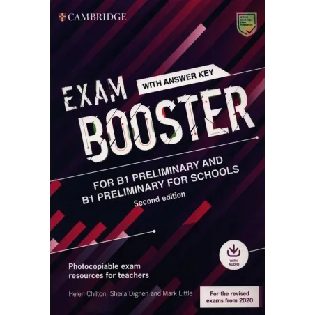 Exam Booster For B1 Preliminary And B1 Preliminary For Schools With Answer Key With Audio For The Revised 2020 Exams