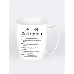 KUBEK PORCELANOWY KOCIA MAMA 380 ML