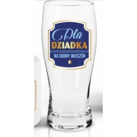 Kufel Do Piwa Dla Dziadka Na Dobry Wieczór 500Ml Kufel Do Piwa Dla Dziadka Na Dobry Wieczór 500Ml