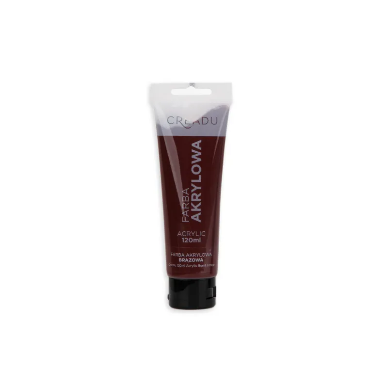 FARBA AKRYLOWA BRĄZOWA 120 ML CREADU