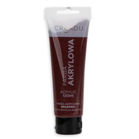 FARBA AKRYLOWA BRĄZOWA 120 ML CREADU