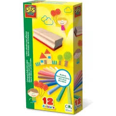 KOLOROWE KREDY Z GĄBKĄ SES CREATIVE 3+