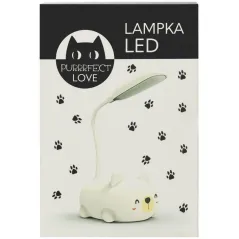LAMPKA LED NA BIURKO KOT