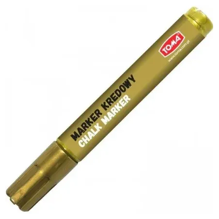 Marker Kredowy Złoty Toma